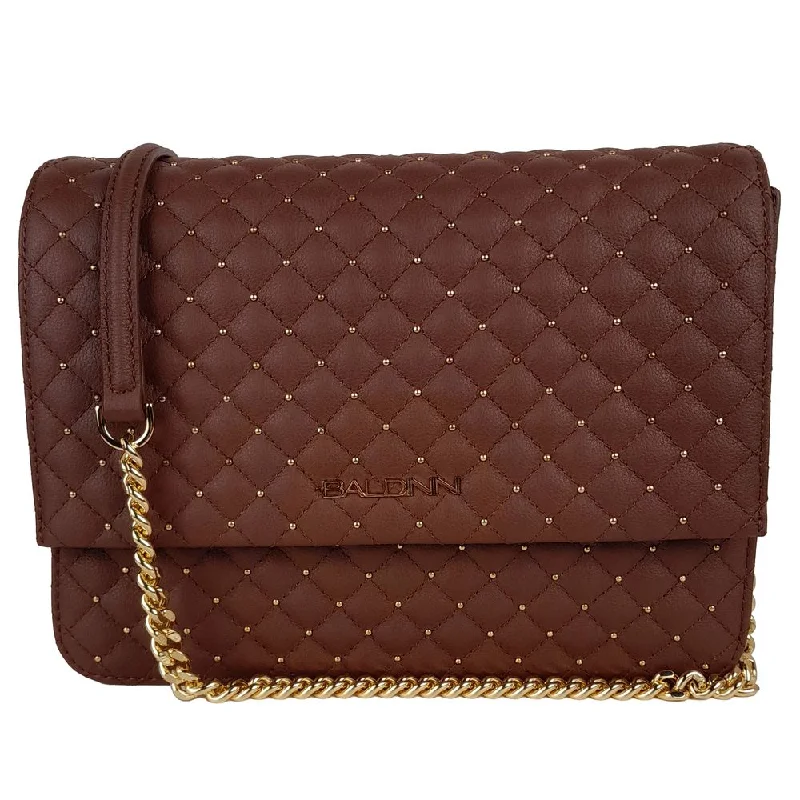 Women's Small Leather Crossbody Bag in Black with Gold Hardware for Evening PartiesBaldinini Trend Leather Di Calfskin Crossbody Women's Bag Women's Small Leather Crossbody Bag in Black with Gold Hardware for Evening PartiesBaldinini Trend Leather Di Calfskin Crossbody Women's Bag