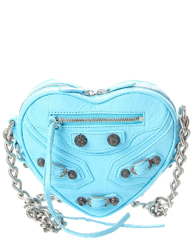 Waterproof Nylon Crossbody Bag in Navy Blue for Outdoor Hiking TripsBalenciaga Le Cagole Heart Mini Croc-Embossed Leather Crossbody Waterproof Nylon Crossbody Bag in Navy Blue for Outdoor Hiking TripsBalenciaga Le Cagole Heart Mini Croc-Embossed Leather Crossbody