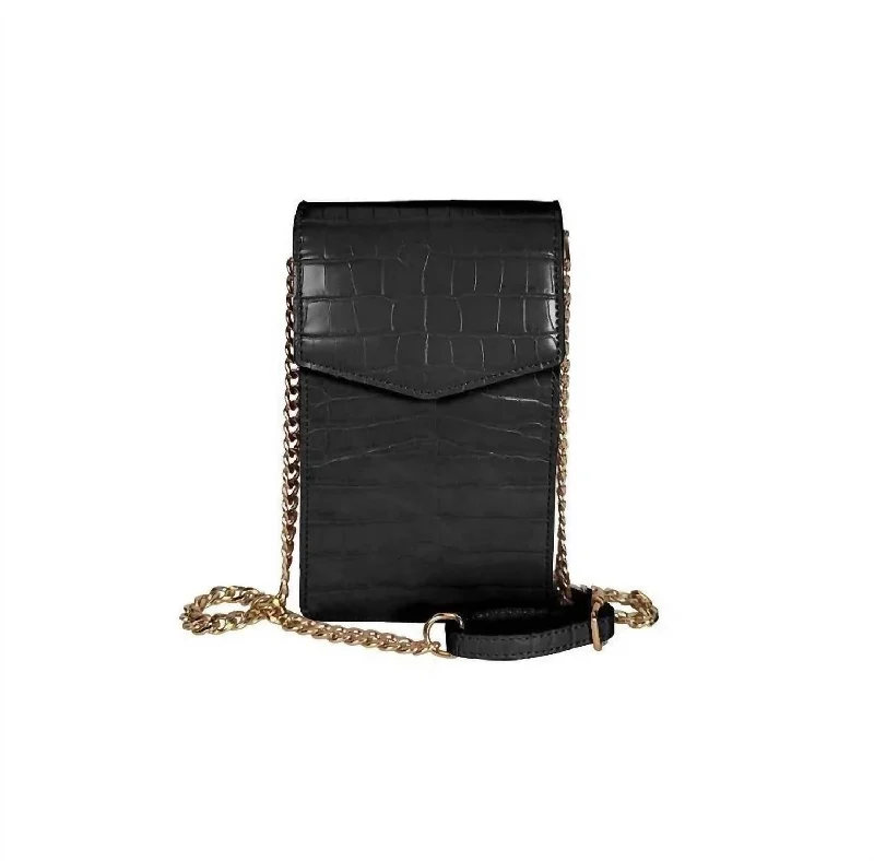 Women's Crossbody Bag with Magnetic Closure in White for Quick AccessCapri Bag In Black