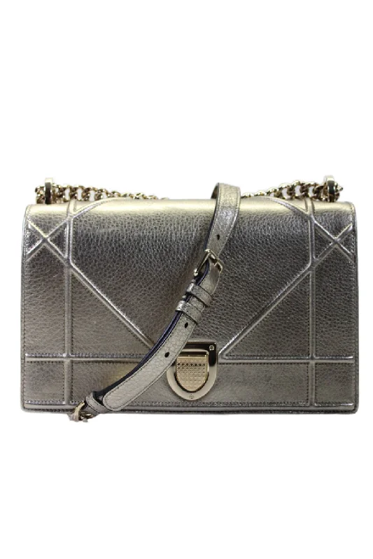Women's Crossbody Bag with Adjustable Strap in Orange for Customizable ComfortChristian Dior Womens Chain Strap Metallic Diorama Crossbody Handbag Gold Tone Women's Crossbody Bag with Adjustable Strap in Orange for Customizable ComfortChristian Dior Womens Chain Strap Metallic Diorama Crossbody Handbag Gold Tone