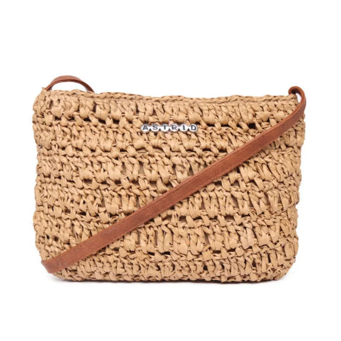 Plus - size Women's Crossbody Bag in Burgundy for Ample StorageBeige Raffia Crossbody Sling Bag Plus - size Women's Crossbody Bag in Burgundy for Ample StorageBeige Raffia Crossbody Sling Bag