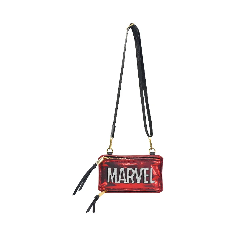 Quilted Leather Crossbody Bag in Cream for a Classic and Elegant AppearanceFred Segal Marvel MARVEL BRICK CROSSBODY Quilted Leather Crossbody Bag in Cream for a Classic and Elegant AppearanceFred Segal Marvel MARVEL BRICK CROSSBODY