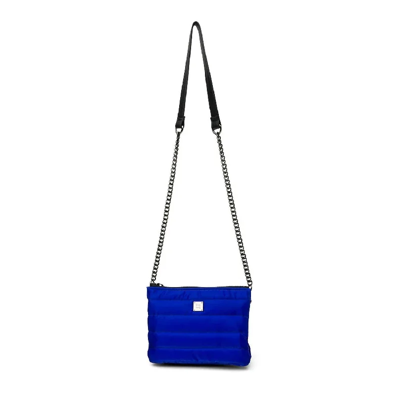 Women's Crossbody Bag with Multiple Compartments in Gray for Organized Daily UseGinger Crossbody Bag In Deep Colbalt Liquid