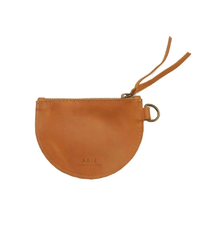 Suede Crossbody Bag in Olive Green for Fall Fashion StatementsHana Mini Pouch In Cognac