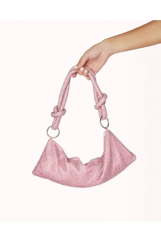 Women's Crossbody Bag with Adjustable Strap in Orange for Customizable ComfortKaia Handle Bag In Pink