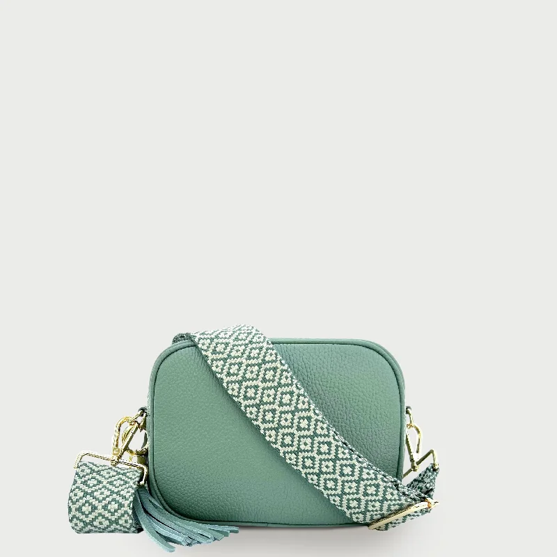 Hand - painted Canvas Crossbody Bag in Yellow for a Unique and Artistic LookPistachio Leather Crossbody Bag With Pistachio Cross-Stitch Strap Hand - painted Canvas Crossbody Bag in Yellow for a Unique and Artistic LookPistachio Leather Crossbody Bag With Pistachio Cross-Stitch Strap