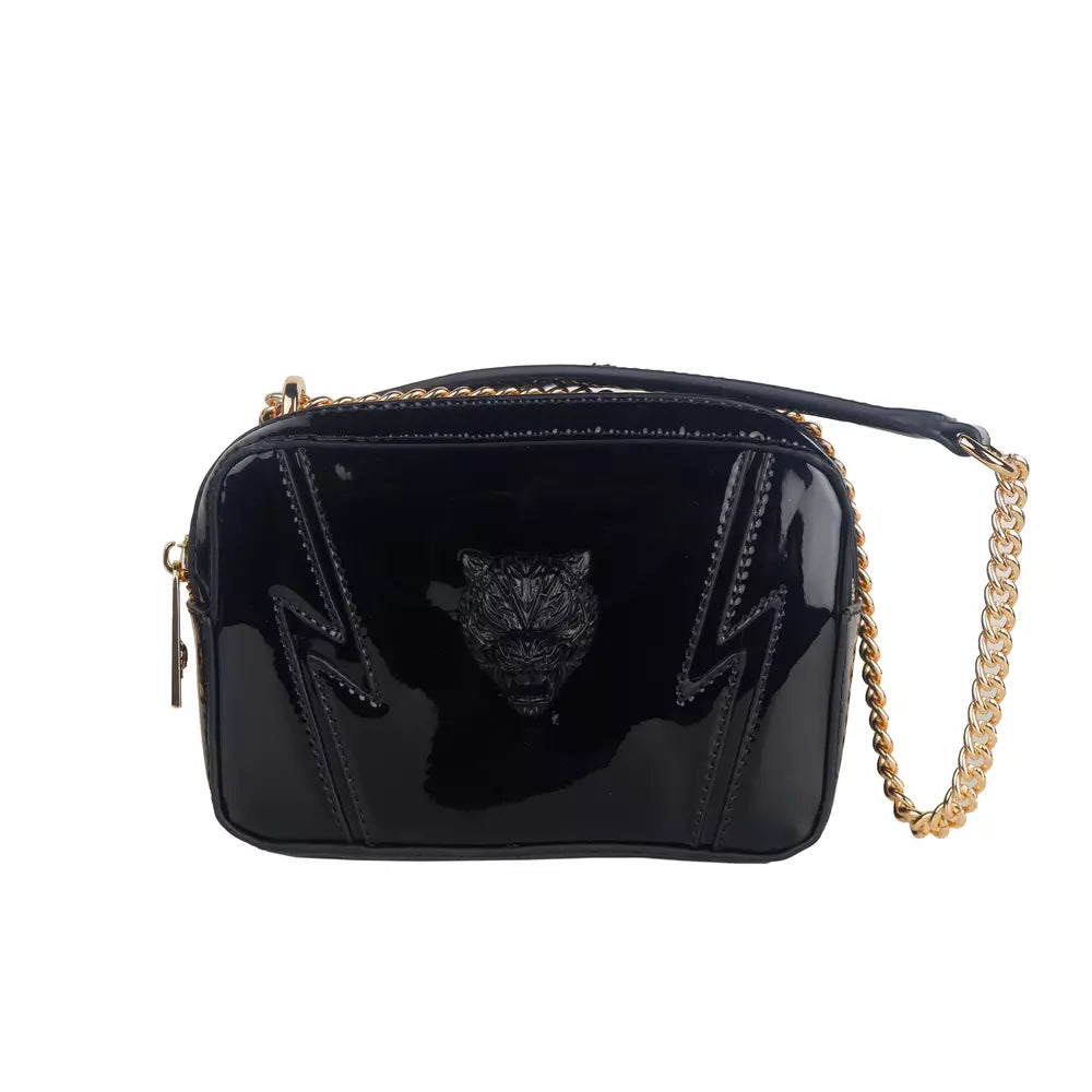 Women's Crossbody Bag with RFID - Blocking Pocket in Black for Safe TravelPlein Sport Polyethylene Crossbody Women's Bag Women's Crossbody Bag with RFID - Blocking Pocket in Black for Safe TravelPlein Sport Polyethylene Crossbody Women's Bag