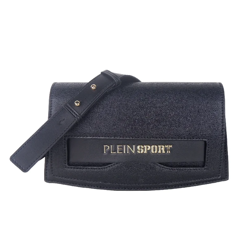 Embroidered Silk Crossbody Bag in Purple for Formal Events and WeddingsPlein Sport Polyurethane Crossbody Women's Bag