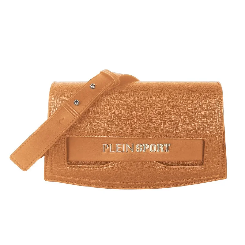 Large Faux Leather Crossbody Bag in Brown with Tassel Details for Casual TravelPlein Sport Polyurethane Crossbody Women's Bag Large Faux Leather Crossbody Bag in Brown with Tassel Details for Casual TravelPlein Sport Polyurethane Crossbody Women's Bag