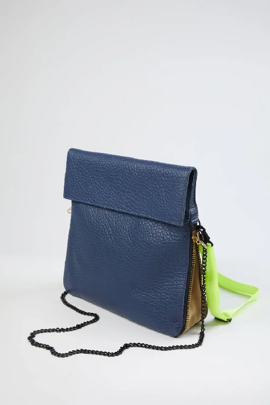 Geometric - Printed PVC Crossbody Bag in Multicolor for Trendy Street StyleStandard Buffalo Parcel Bag In Cobalt Blue Buffalo