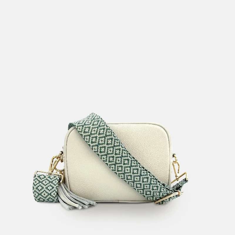 Plus - size Women's Crossbody Bag in Burgundy for Ample StorageStone Leather Crossbody Bag With Pistachio Cross-Stitch Strap Plus - size Women's Crossbody Bag in Burgundy for Ample StorageStone Leather Crossbody Bag With Pistachio Cross-Stitch Strap