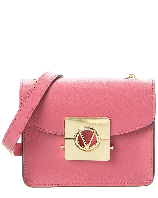 Suede Crossbody Bag in Olive Green for Fall Fashion StatementsValentino by Mario Valentino Bijou Leather Crossbody