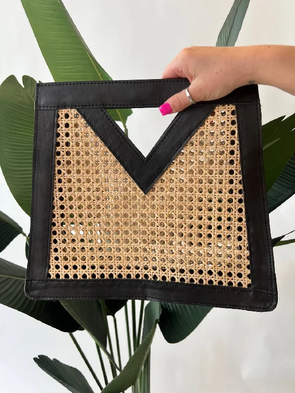 Waterproof Nylon Crossbody Bag in Navy Blue for Outdoor Hiking TripsVictoria Handbag In Black