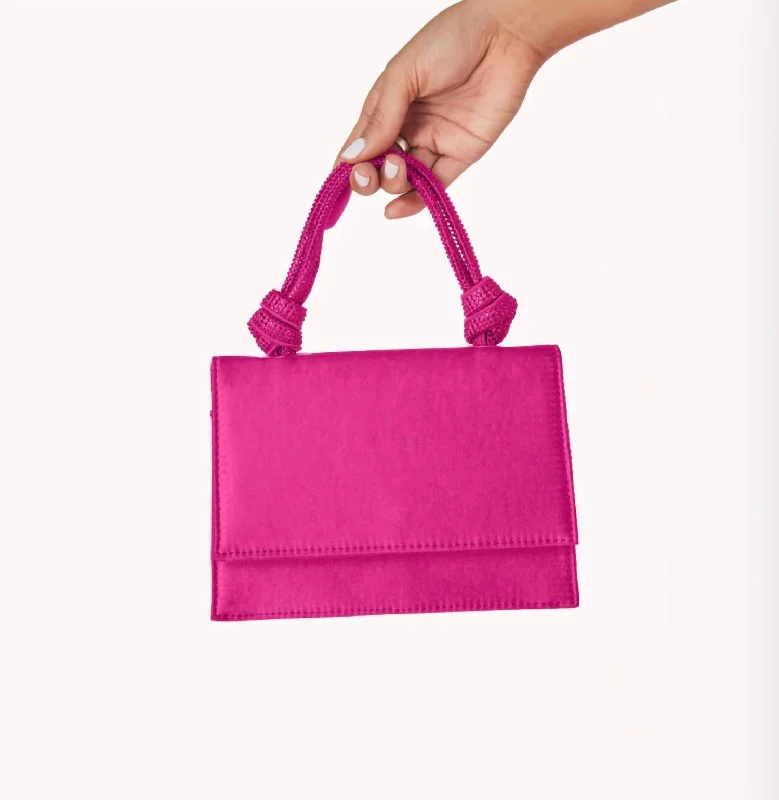 Women's Crossbody Bag with Magnetic Closure in White for Quick AccessWomen's Ariatta Handle Bag In Magenta Women's Crossbody Bag with Magnetic Closure in White for Quick AccessWomen's Ariatta Handle Bag In Magenta